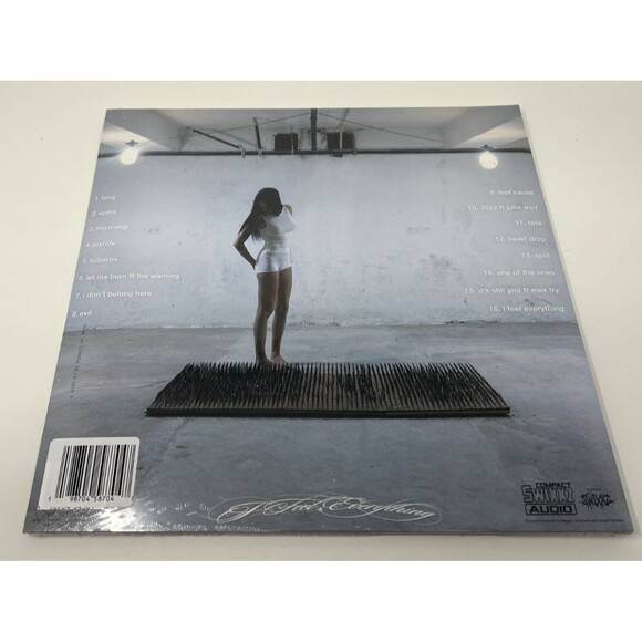 Maggie Lindemann I Feel Everything Signed LP Vinyl Record Cloud White - Picture 5 of 7